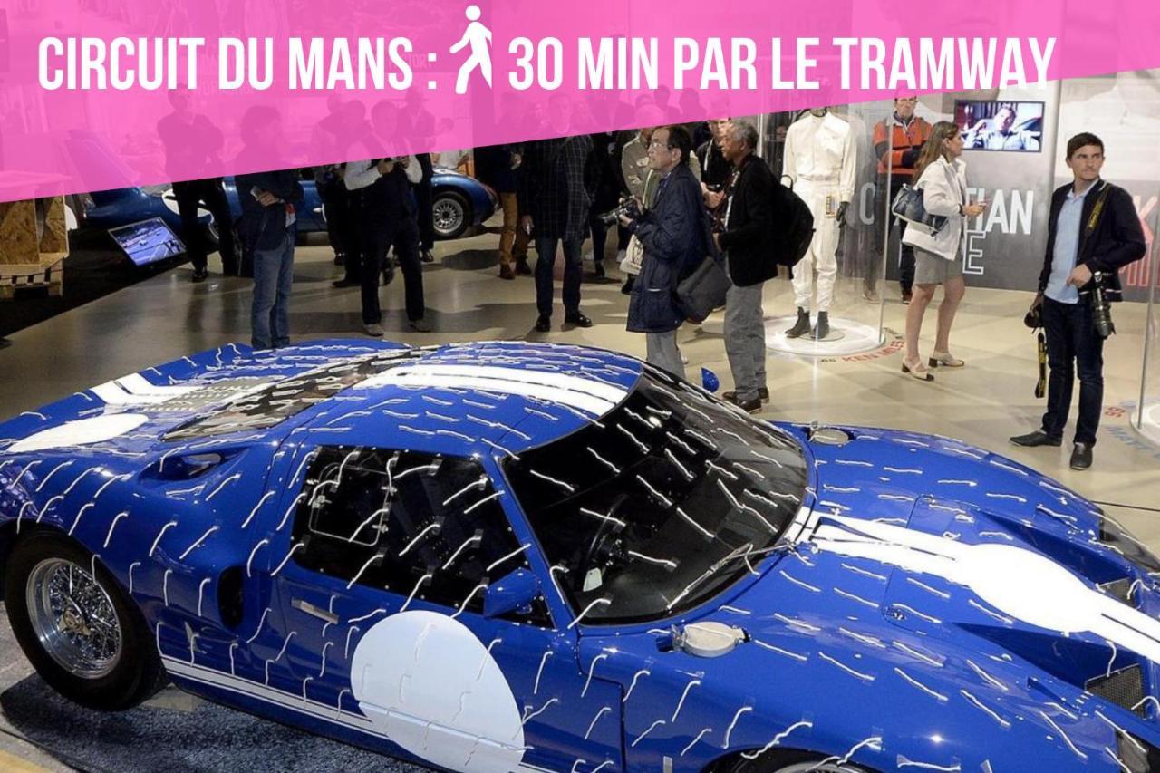 ルマンTramway 11 Jaures Cosy Proche Gareアパートメント エクステリア 写真
